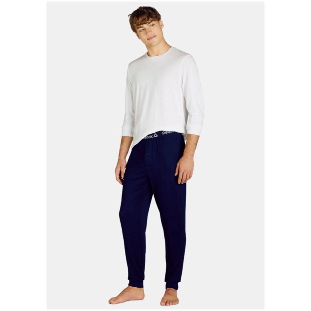 REEBOK MEN’S TECH COMFORT TAPERED JOGGER LOUNGE PANT